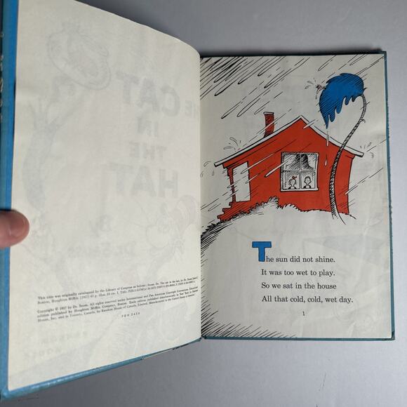 Lot of 7 Vintage 1958-1970 Dr. Seuss Book Club Edition Books - Picture 12 of 14